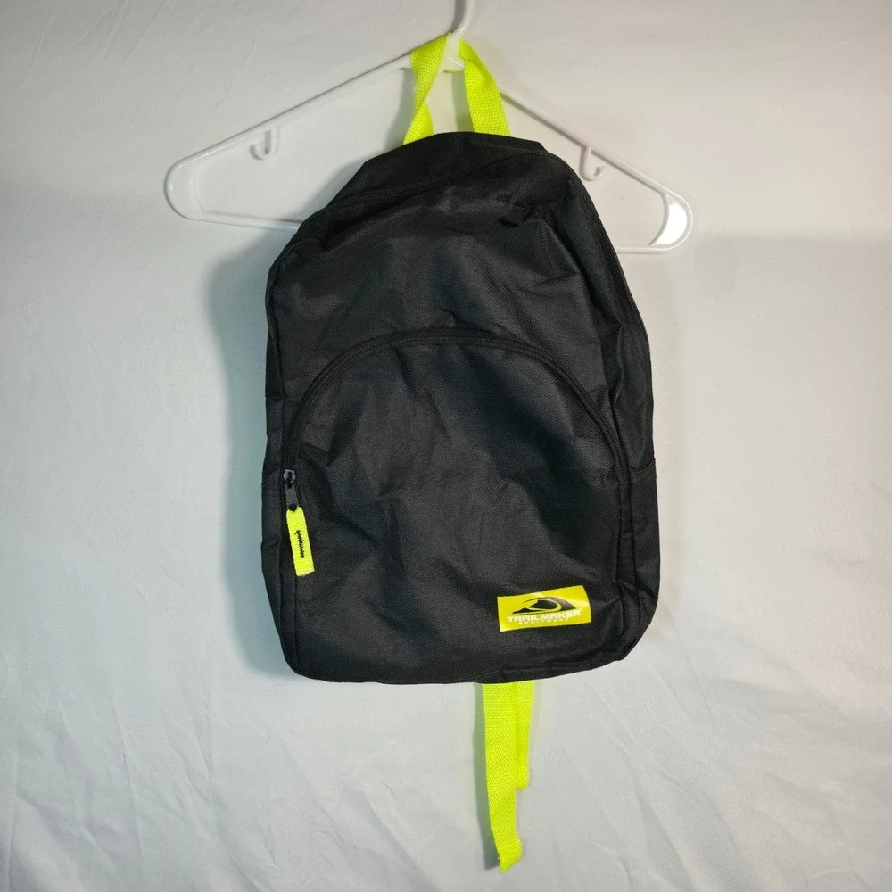 Trailmaker Backpack Unisex One Size Black Neon Yellow Excellent Utility School